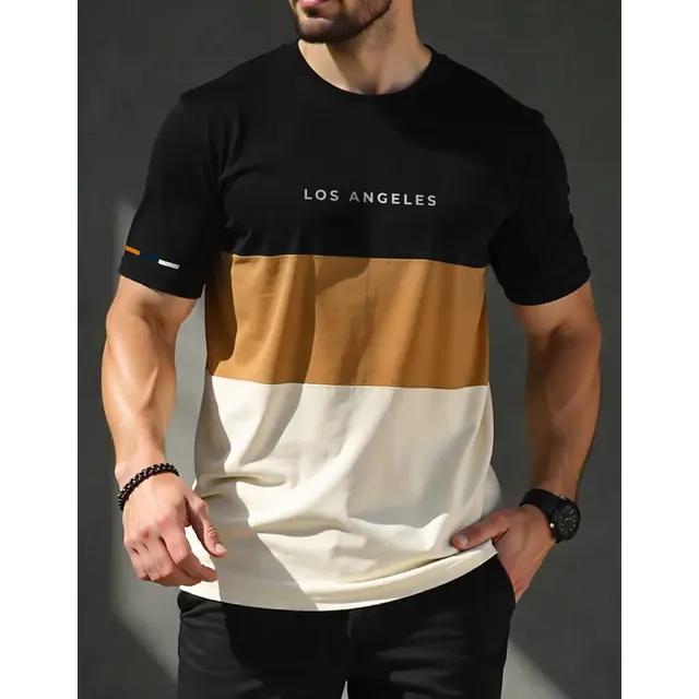 Camiseta Masculina Los Angeles Plus Size Camisa Streetwear
