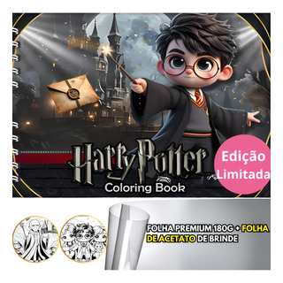 Pintar Livro De Colorir Harry Potter Capa Dura Varios Desenhos Tamanho A5 Ideal Para Canetinhas De Ponta Dupla Kit Pintar Livro De Colorir Harry Potter Capa Dura Varios Desenhos Tamanho A5 Ideal Para Canetinhas De Ponta Dupla Kit