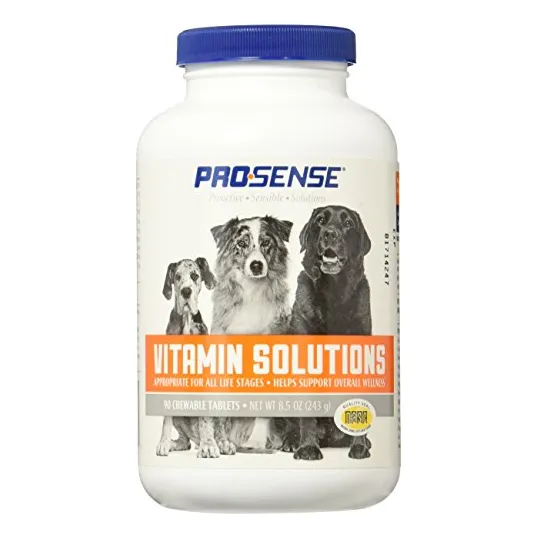 Prosense Vitamin Solutions 90 Conteo, Tablas Chewable N0dda