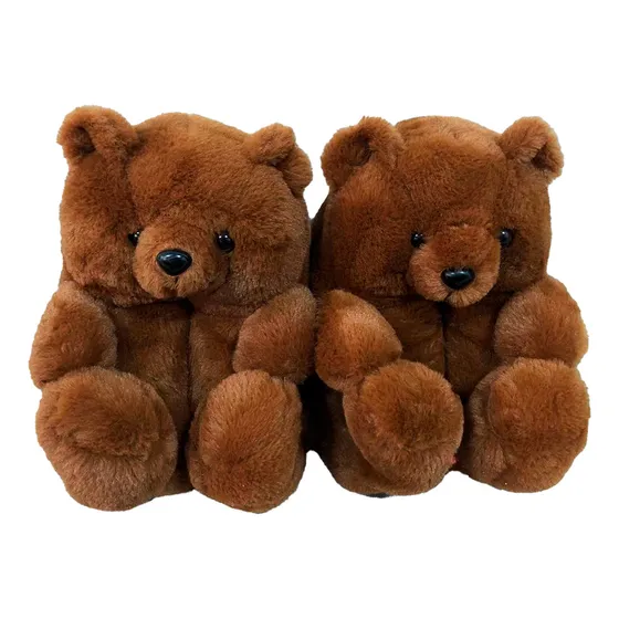 Pantuflas Peluche Osos Novedad 28 Al 40 Niño Adulto El Rey