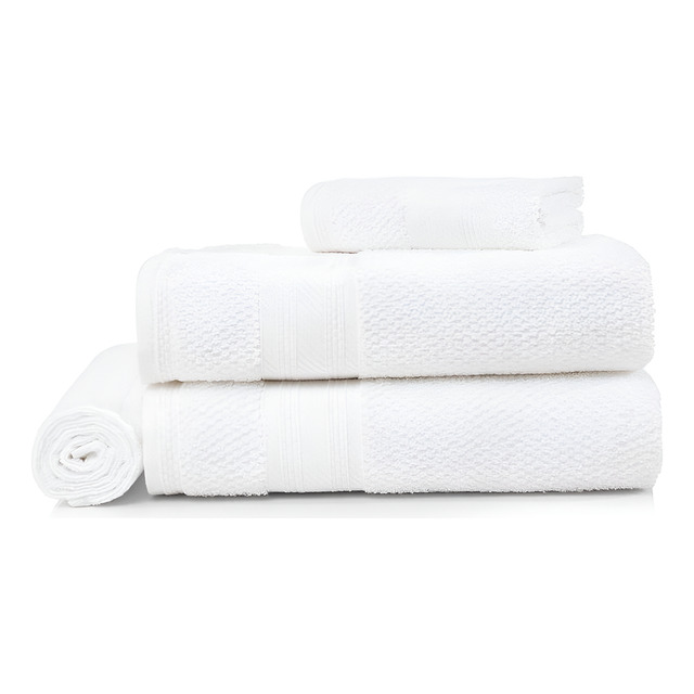 Karsten Empire Fio Cardado Jogo De Banho Cor Branco