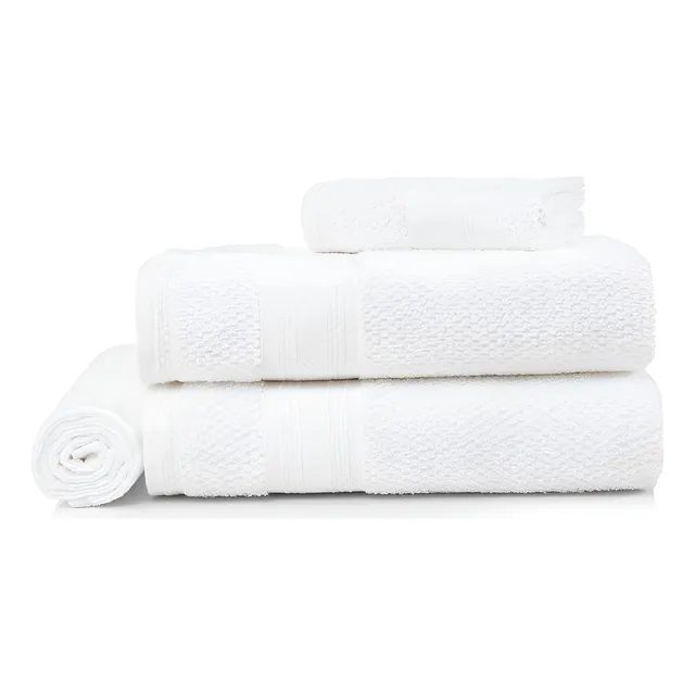 Karsten Empire Fio Cardado Jogo De Banho Cor Branco