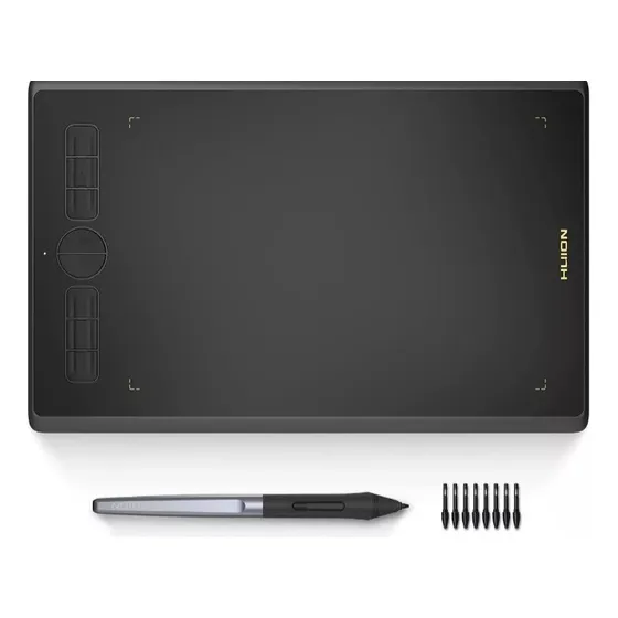Tablet Grafica Dibujo 11x7 Diseño Huion H580x