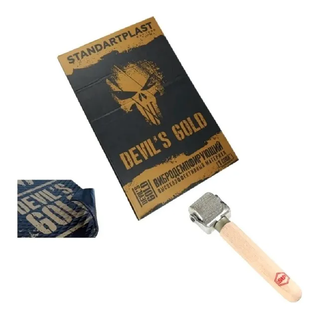 Insonorizante Stp Devil Gold 10 Hojas 75x47cm + Rodillo