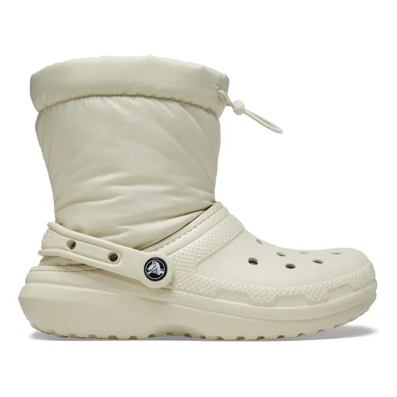 Crocs Classic Lined Neo Puff Boot Beige Bota Mujer