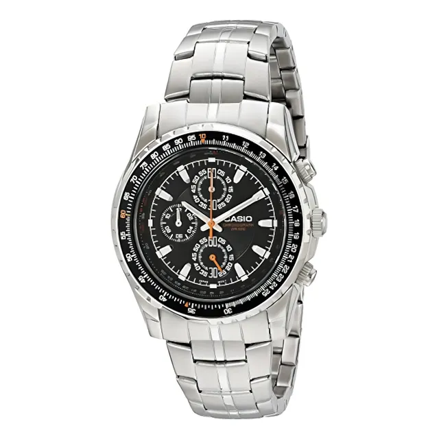 Casio Mtp4500d-1av Reloj De Acero Inoxidable De Hombre