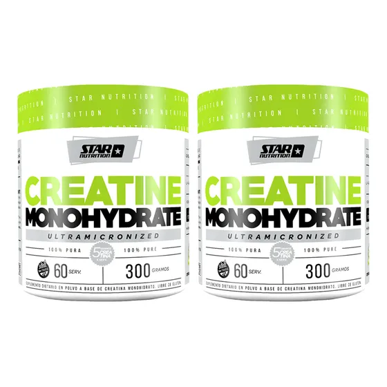 Combo Sn Creatina Pura Creatine Monohydrate 300 G X 2 Und