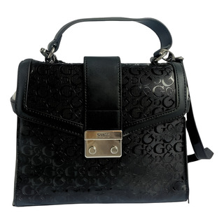 Bolsa Guess - Zernik Top Handle Preta Monograma Bolsa Guess - Zernik Top Handle Preta Monograma