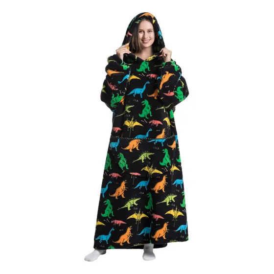 Pijama De Animales Acolchada - Abrigada Y Divertida