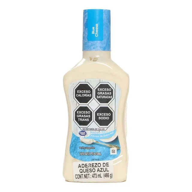 Aderezo Great Value De Queso Azul 473 Ml