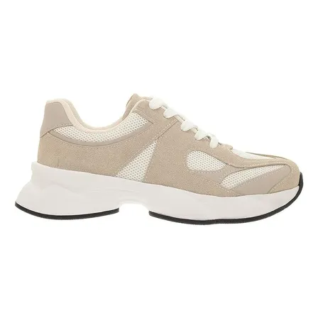 Tênis Feminino Vizzano Moda Urbana Leve Confortável Original Branco Off Geométrico 37 Br