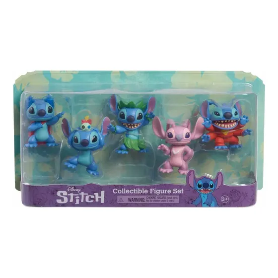 5 Mini Bonecos De 7cm Do Stitch Colecionáveis 3991 Sunny