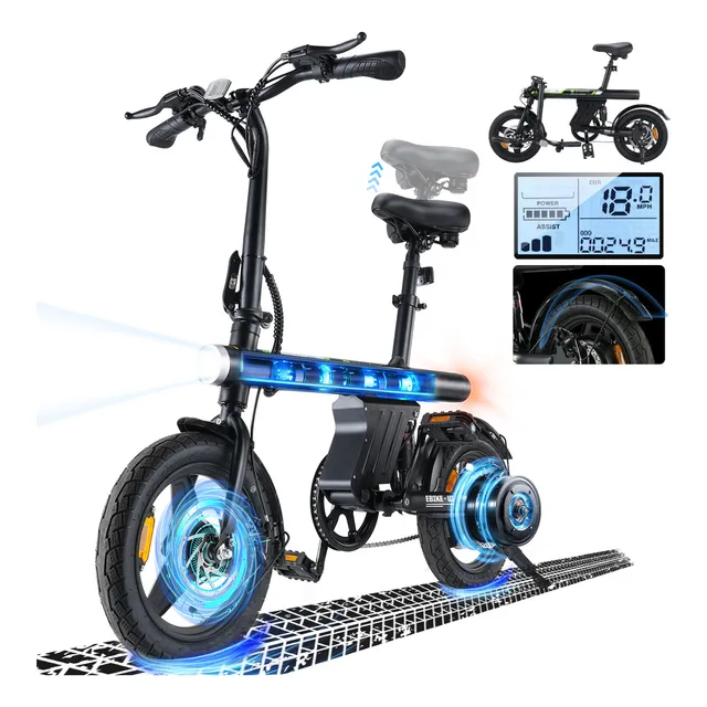 Bicicleta Eléctrica Plegable 7.8ah 1000w 32km/h 60km Bici Electrica Isinwheel U1