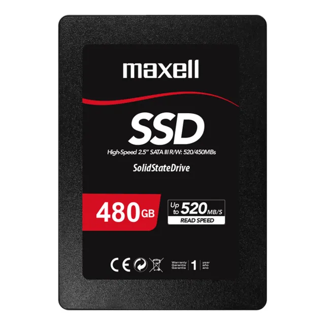 Disco Duro Solido Ssd Maxell Interno 480gb Sata Iii 2.5