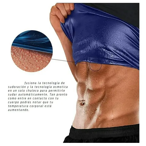 Fajas Termica Reductoras Chaleco Sauna Polimero Sweat Shaper