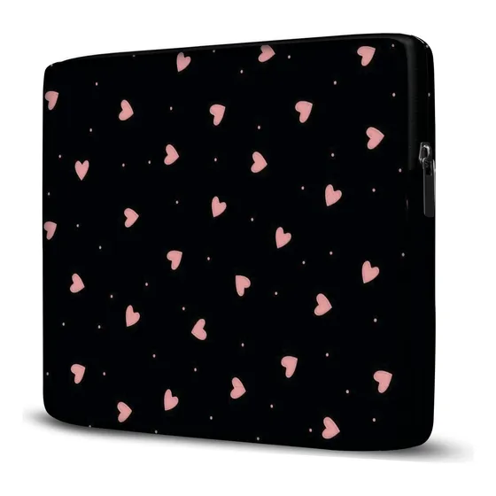 Capa Case Pasta Maleta Notebook 15/15.6 Coração Pattern