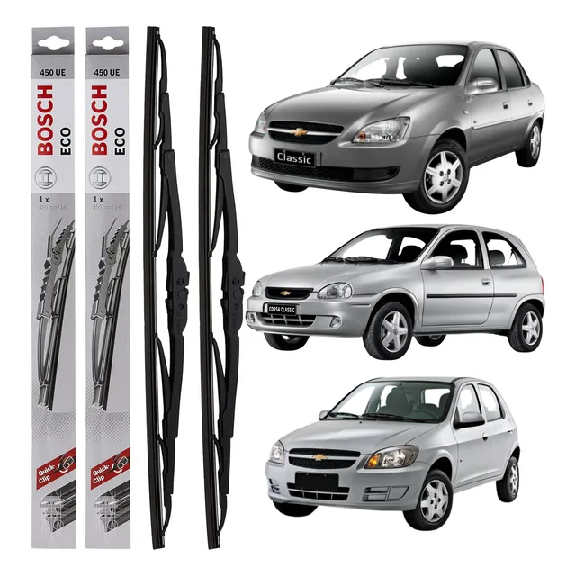 Escobillas Limpiaparabrisas P/ Chevrolet Corsa Celta Bosch