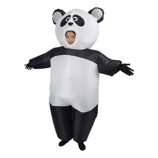 Traje De Panda Inflável Para Cosplay Assustador De Halloween Traje De Panda Inflável Para Cosplay Assustador De Halloween