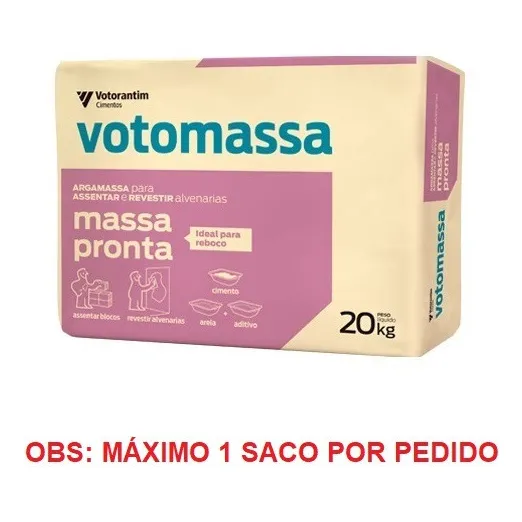 Argamassa Votomassa Massa Pronta Votorantim 20kg
