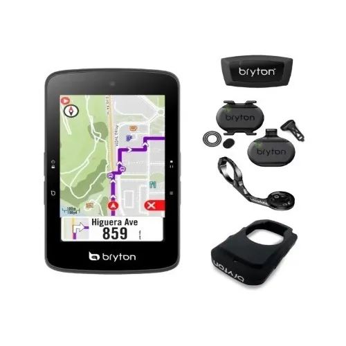 Ciclocomputador Bryton S800t + Sensor Cad + Sensor Vel + Hrm