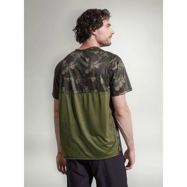 Polera Deportiva Marca Spalding Talla M Color Verde