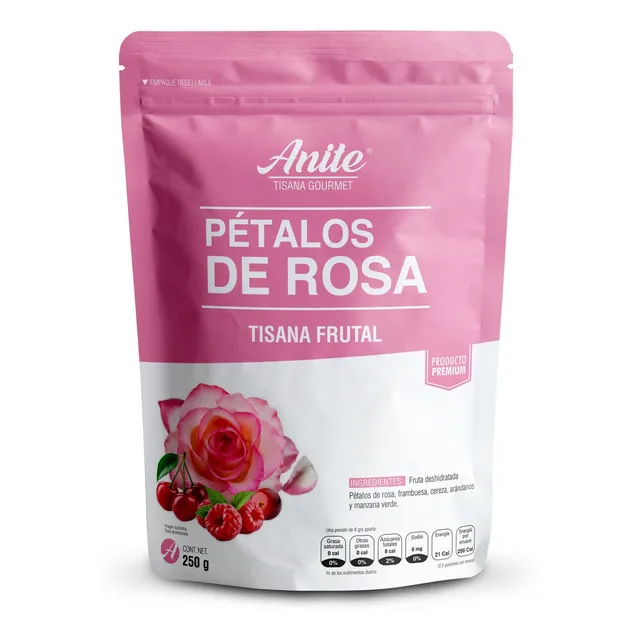 Petalos De Rosa Tisana Detox Reduce Estrés Y Ansiedad 250 Gr