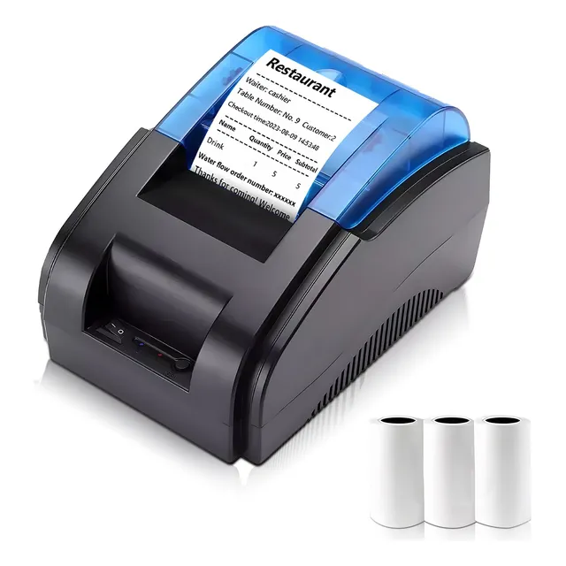 Impresora Térmica Tickets Pequeños De 58 Mm Usb Y Bluetooth