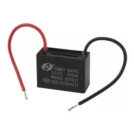 Capacitor Condensador Cbb61 2uf 450vac 2.0 Uf Motor