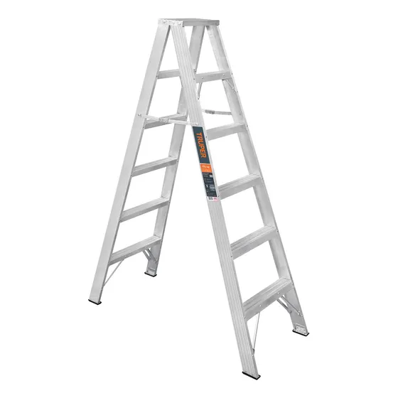 Escalera De Tijera Doble, Tipo Ll, 5 Escalones, Truper