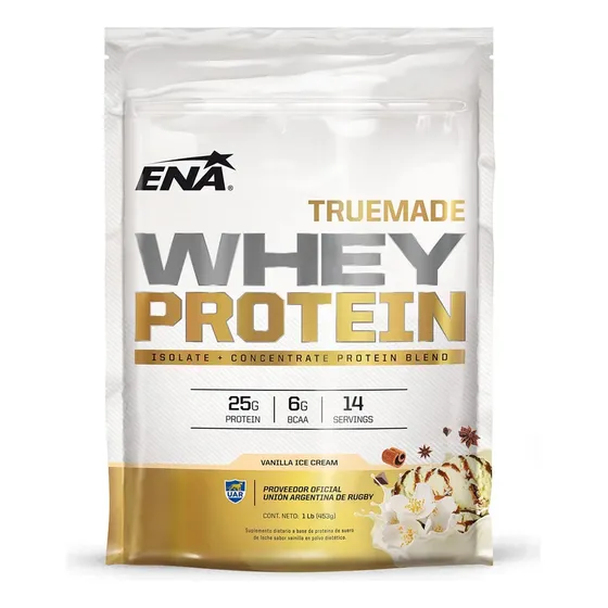 Proteina Whey True Made Ena 1 Lb Aislada + Concentrada