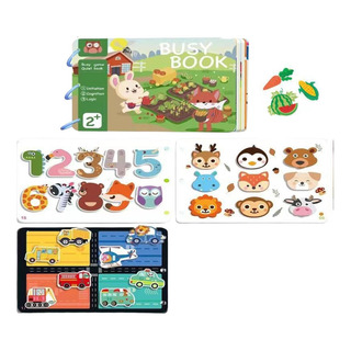 Montessori Quiet Book Educativo 30 Páginas A Medio Terminar Montessori Quiet Book Educativo 30 Páginas A Medio Terminar