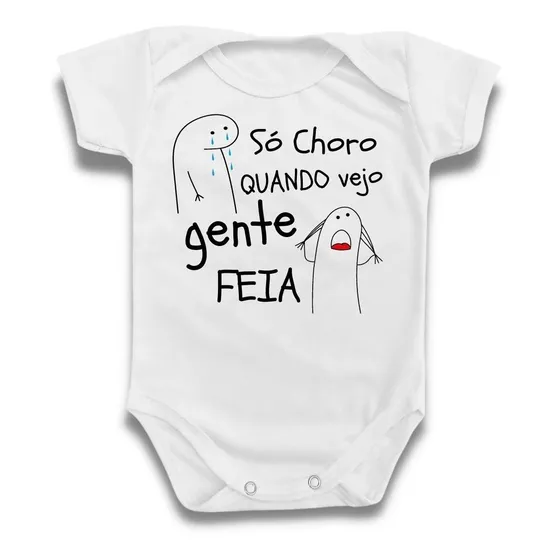Body Roupa Bebê Frases Meme Flork Gente Feia Bentô Divertido