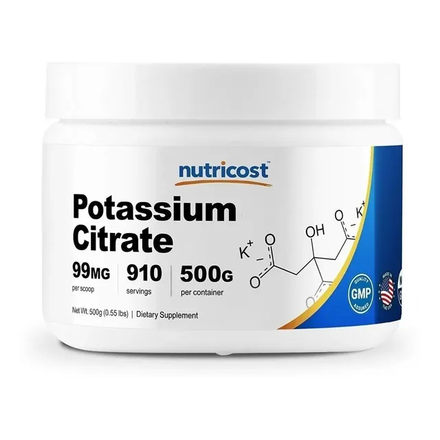 Citrato De Potasio Medio Kilo Polvo Americano