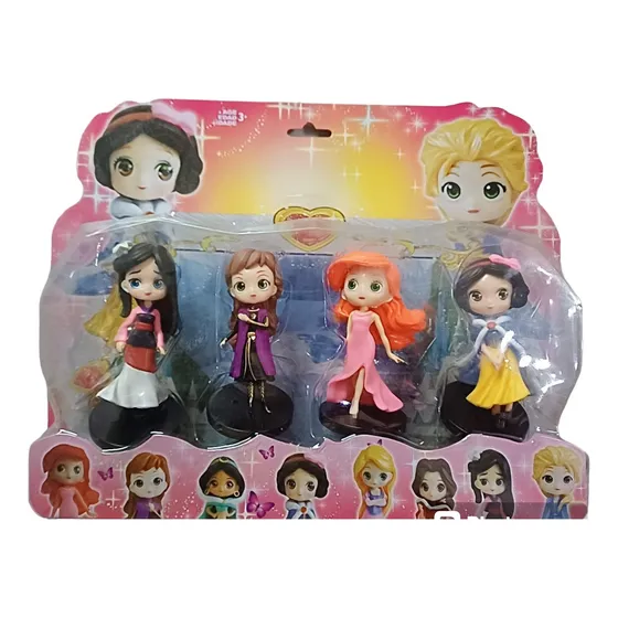 Set De Muñecas Princesas Disney