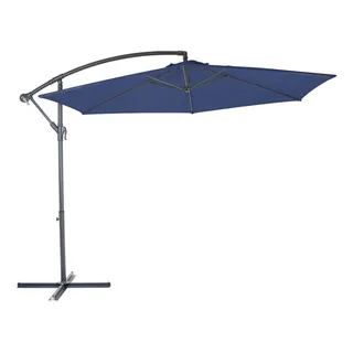 Ombrelone Bora Bora Suspenso Em Aço 3 Metros Com Base Mor Cor Azul Ombrelone Bora Bora Suspenso Em Aço 3 Metros Com Base Mor Cor Azul