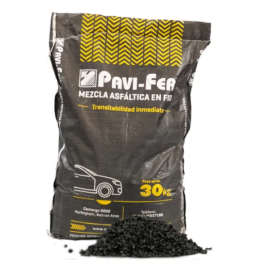 Asfalto En Frio(bolsa 30kg), Ideal Baches, Pozos Y Veredas.