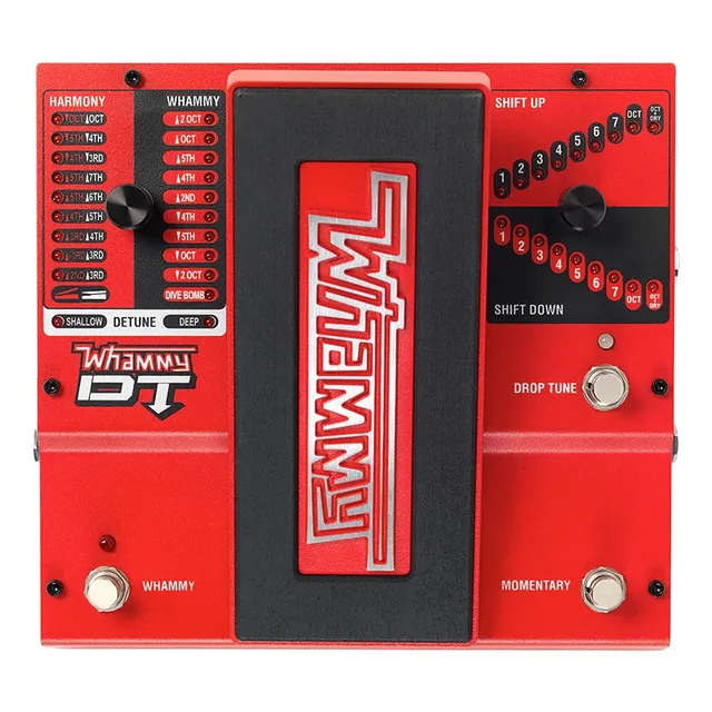 Pedal de efecto DigiTech Whammy DT rojo