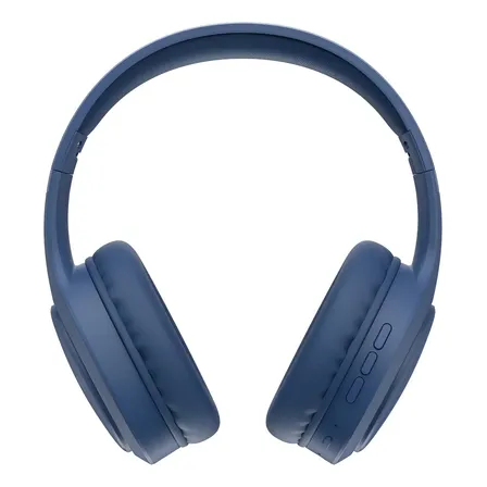 Fone De Ouvido Headphone Dapon H02d Bluetooth 5.1 Over-ear 22 Horas De Bateria Cor Azul