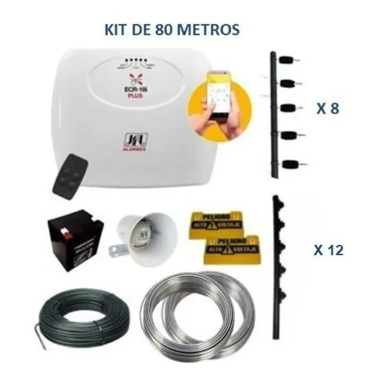 Cerco Electrico Energizador Para 80 Metros Con Todo