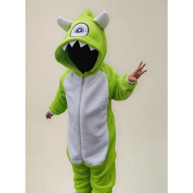 Pijamas Térmicas Enterizas Mike Wazowski Monster Inc Adulto