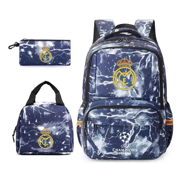 2025 Dty 3piezas Mochila Fc Bayern Arsenal Real Madrid Champion B