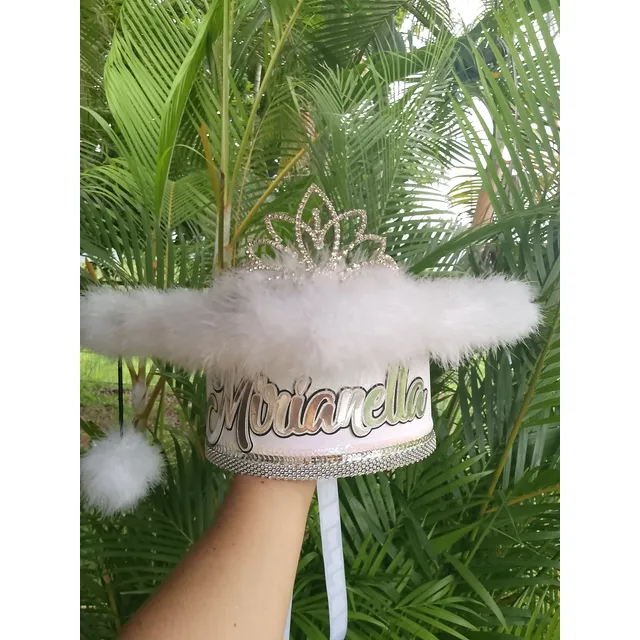 Birrete De Graduación Forro Decorado Y Personalizado