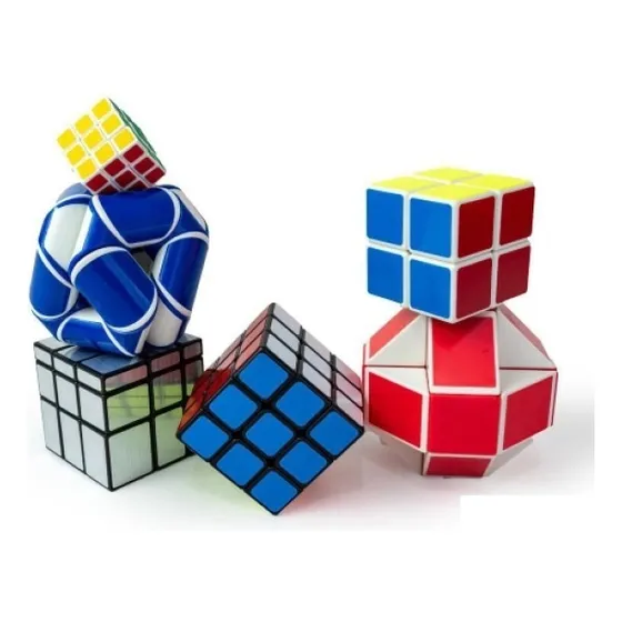 Kit 6 Cubo Magico Mania Jogo De Raciocíniomatch Special 