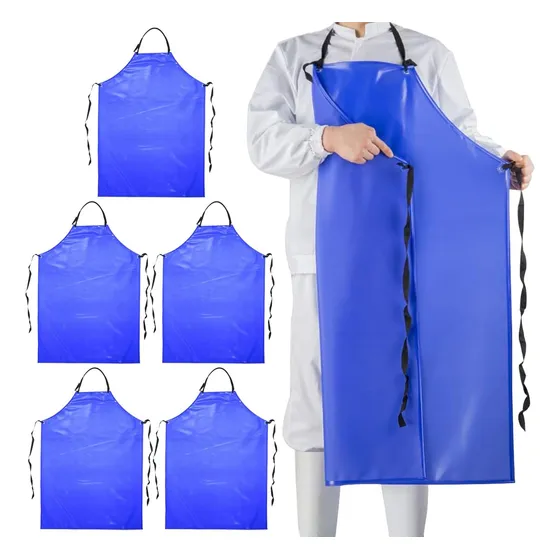 Etbol Delantal De Vinilo Resistente A Productos Químicos...