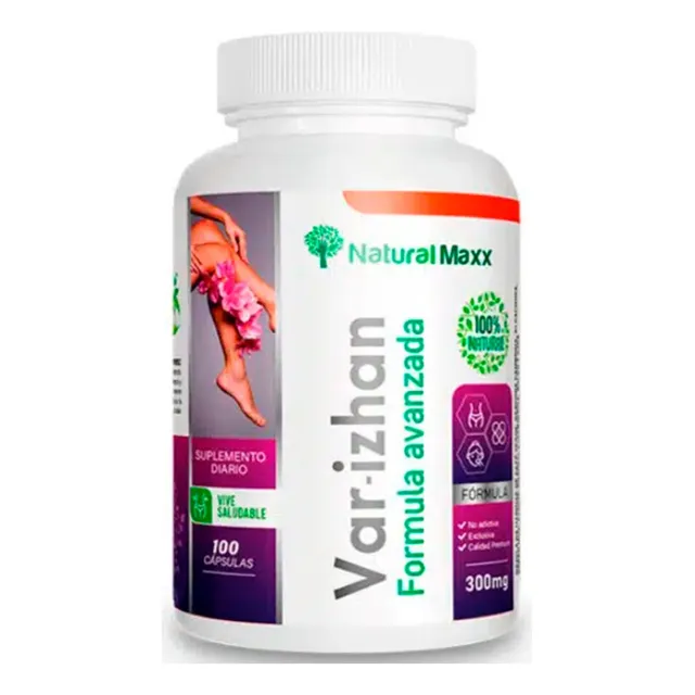 Varizhan 300mg Naturalmaxx Trata Las Varices 100 Capsulas
