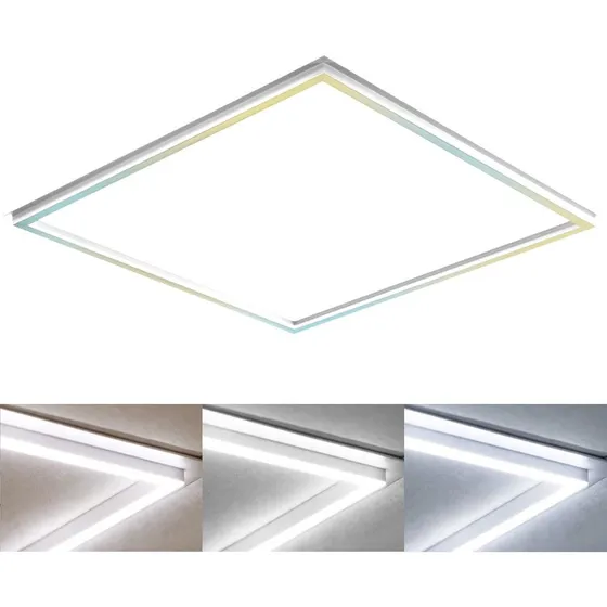 Panel Luz Led Marco Borde Opcion Color Lumene Interruptor