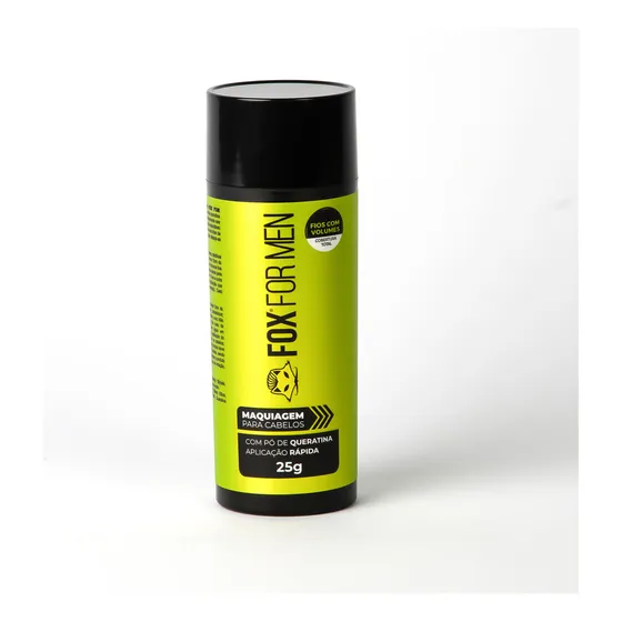 Maquiagem Capilar Fox For Men 25g Com Pó De Queratina