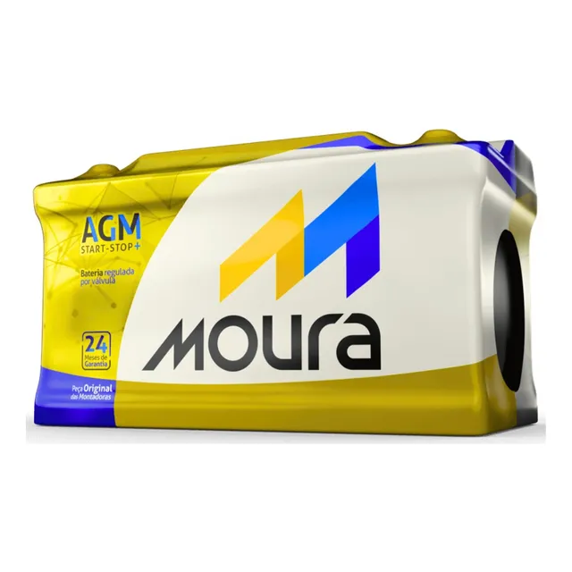 Bateria Moura 60ah Agm Start Stop (ma60ad) - Entrega Rápida