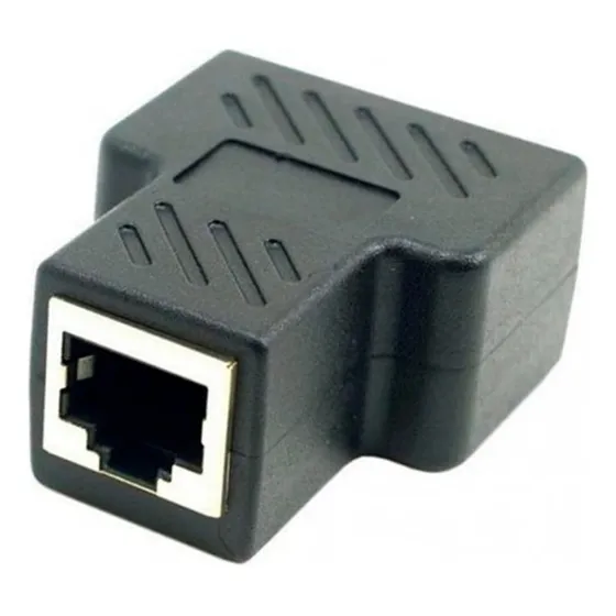 Conector De Cabo De Rede Xtrad Rj45 Ethernet 1x2 Xt-2130