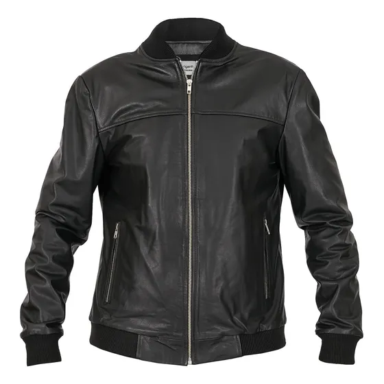 Campera De Cuero Hombre Briganti Abrigo Premium Jake Casual